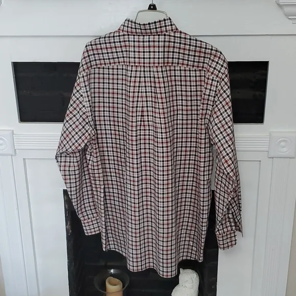 Daniel Cremieux signature collection. Plaid long sleeve shirt - Picture 4 of 7